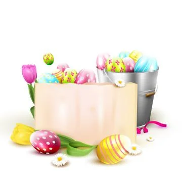 Easter background イラスト素材