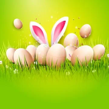 Easter background Illustrazione stock