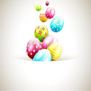 Easter background Stock Illustration