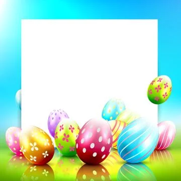 Easter background Stock Illustration