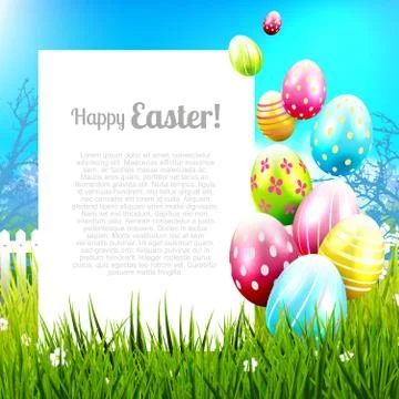 Easter background Stock Illustration