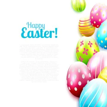 Easter background Illustrazione stock