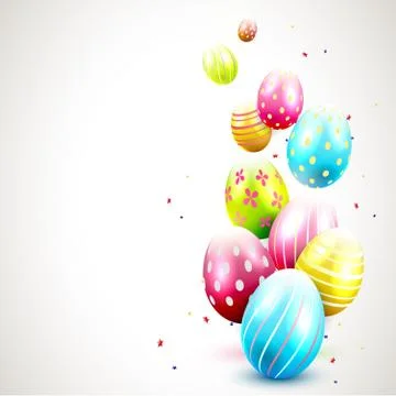 Easter background Illustrazione stock