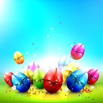 Easter background Stock-Illustration