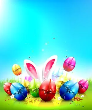 Easter background Stock-Illustration
