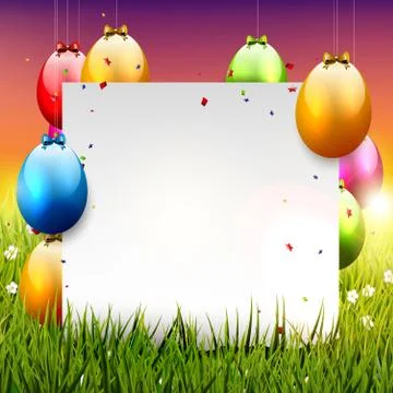 Easter background Stock-Illustration