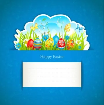 Easter background Stock Illustration