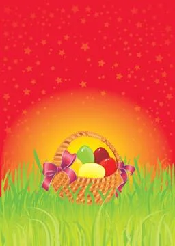 Easter background Stock Illustration