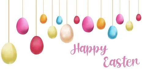 EASTER BACKGROUND Illustrazione stock