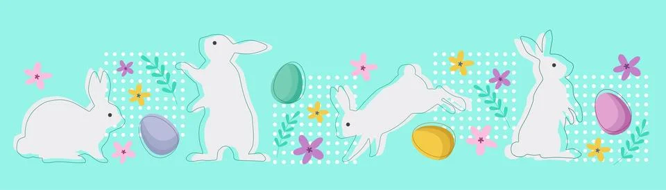 Easter background Stock Illustration
