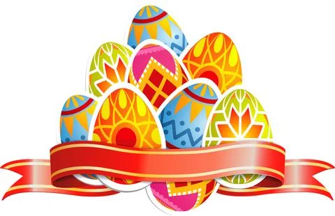 Easter Background Stock Illustration