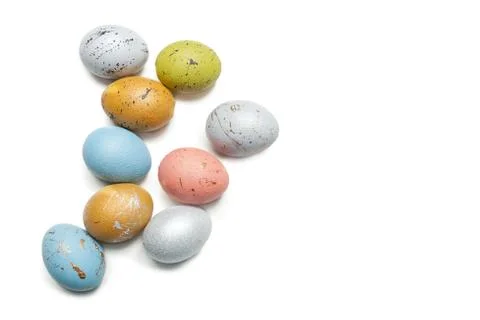 Easter background. isolated on white Foto stock