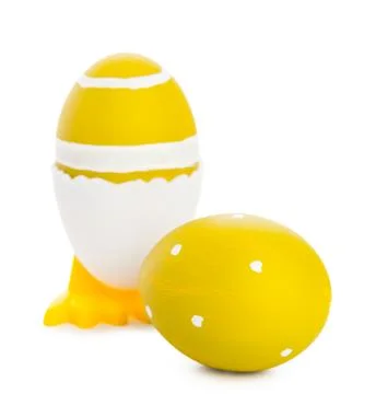 Easter background. isolated on white Stock Photos