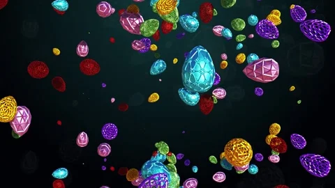 Easter Background Loop Stock Footage 343597806