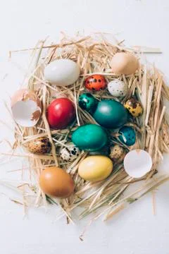 Easter background Stock Photos