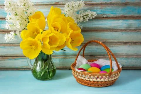 Easter background Stock Photos