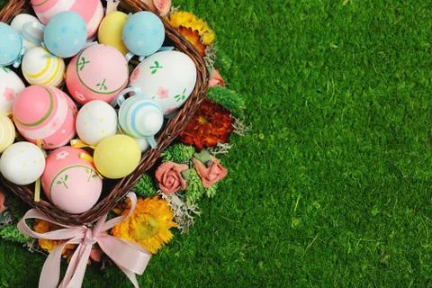 Easter background Stock Photos