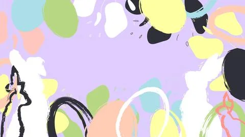 Easter Background Poster with rabbits and eggs. Elegant Holiday backdrop de.. 스톡 일러스트