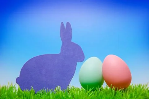 Easter background spring is coming Stock Photos