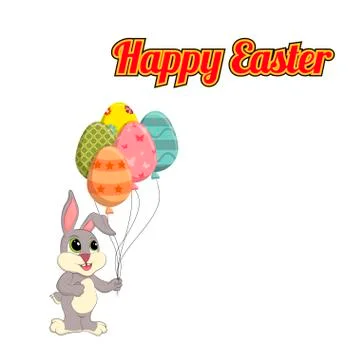 Easter background Vector illustration. Stock Illustration