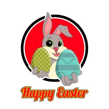 Easter background Vector illustration. Stock Illustration