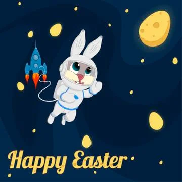 Easter background Vector illustration. Stock Illustration