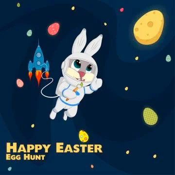 Easter background Vector illustration. Stock Illustration