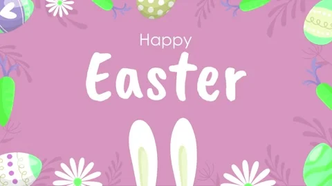 Easter background video Stock Footage 236800506