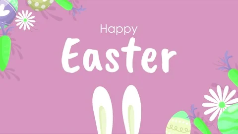 Easter background video Video stock 236800642