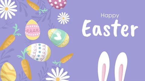 Easter background video Stock Footage 236800684