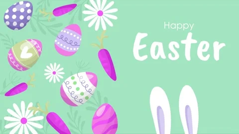 Easter background video Video stock 236800730
