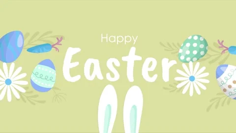 Easter background video Stock Footage 236800754