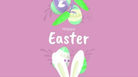 Easter background video Stock Footage 236800792