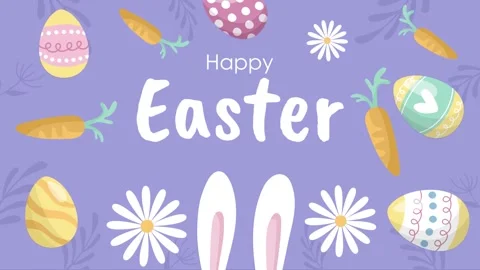 Easter background video Video stock 236800811