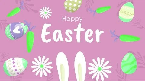 Easter background video Stock Footage 236800824