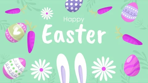 Easter background video Stock Footage 236800832