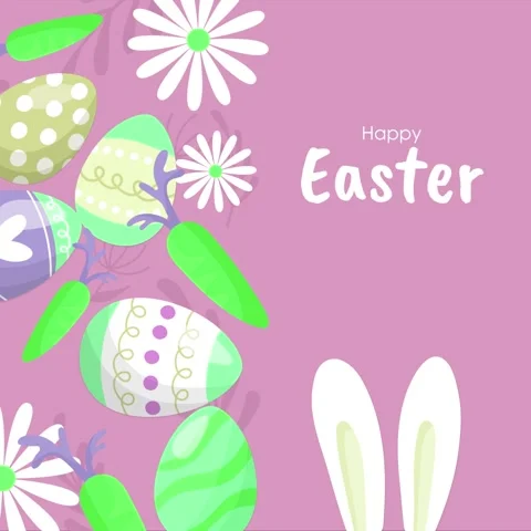 Easter background video Stock Footage 236801027