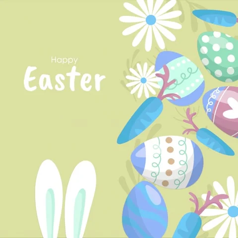 Easter background video Stock Footage 236801037
