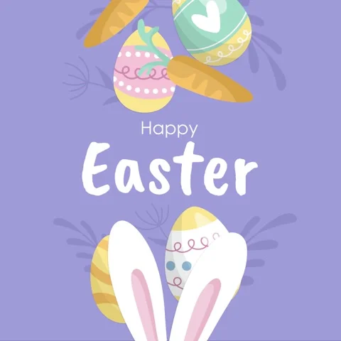 Easter background video Stock Footage 236801076