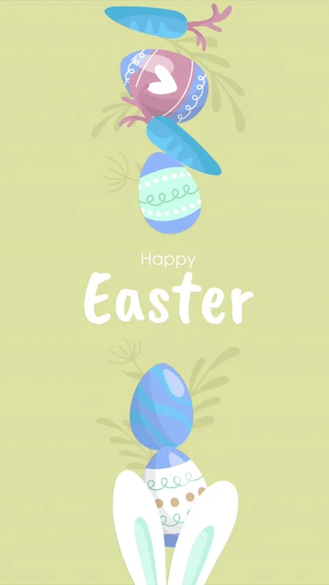 Easter background video Stock Footage 236801347