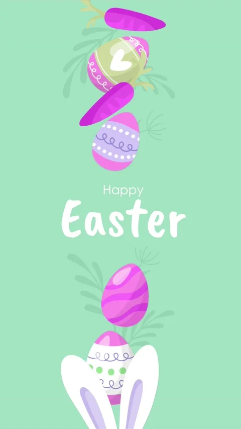 Easter background video Stock Footage 236801354