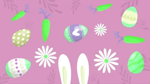 Easter background video Stock Footage 236801735