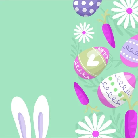 Easter background video Stock Footage 236801989