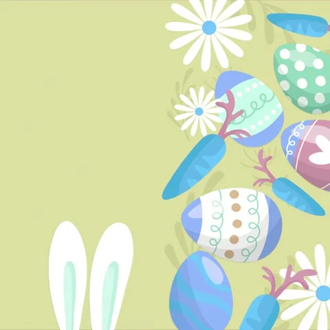 Easter background video Stock Footage 236802011