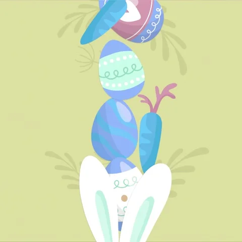Easter background video Video stock 236802079