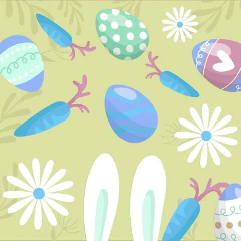 Easter background video Video stock 236802124