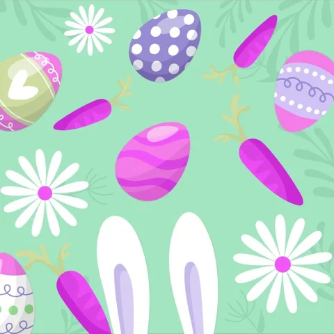 Easter background video Stock Footage 236802145