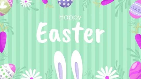 Easter background video Stock Footage 236802586