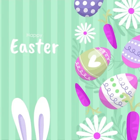Easter background video Stock Footage 236803495