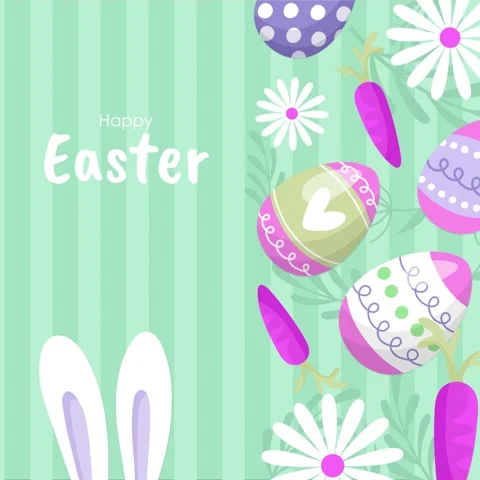 Easter background video Stock Footage 236803506